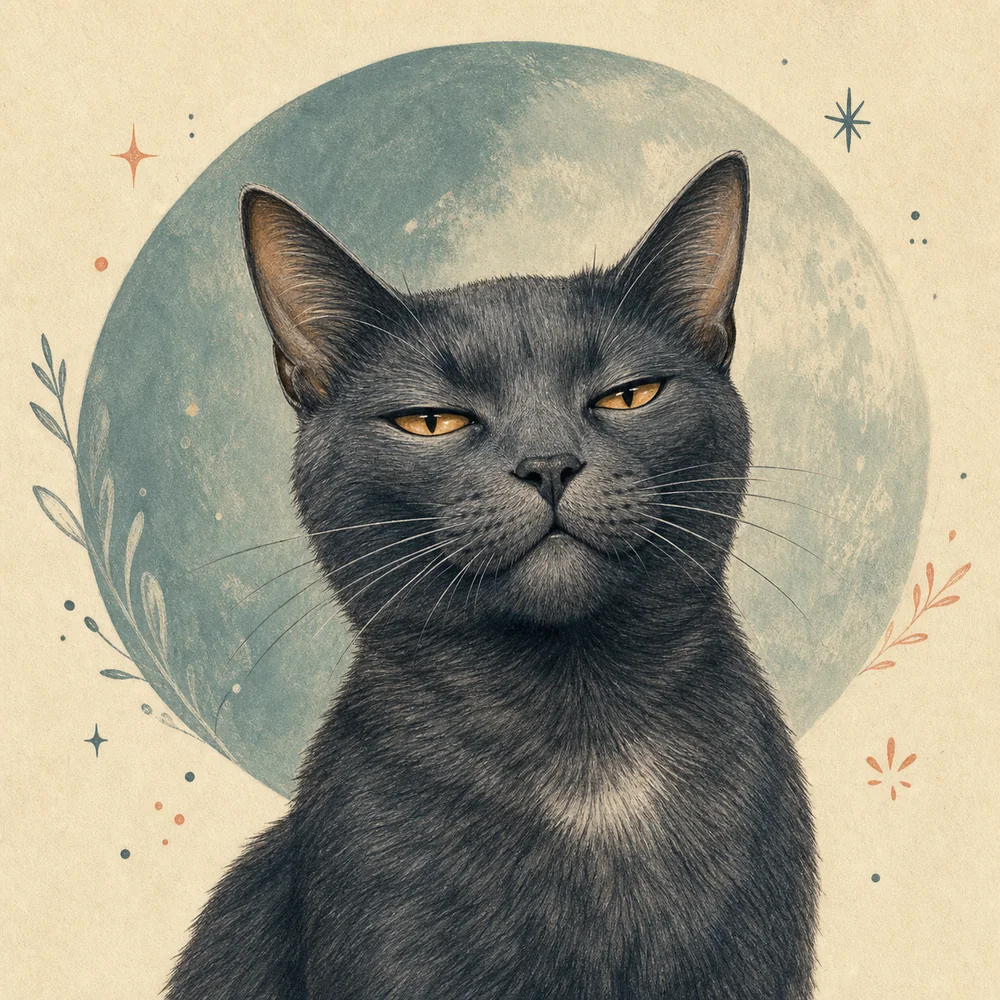 Gato conselheiro do dia